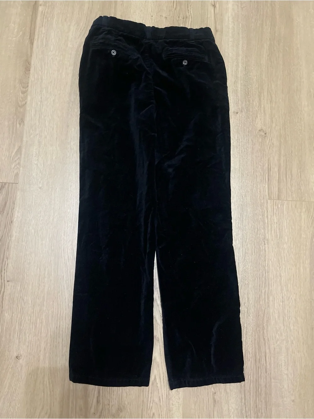 Gymboree Black velvet Straight-Leg Pants (12)
